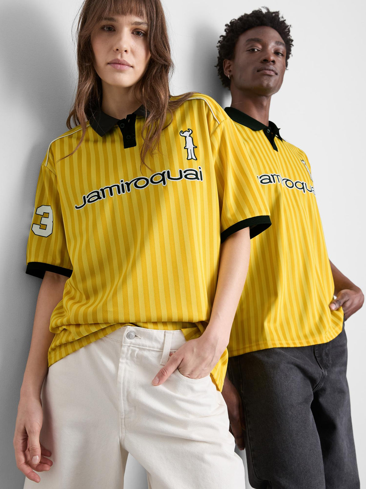 Jamiroquai Short Sleeve Mesh Band T-Shirt - Yellow
