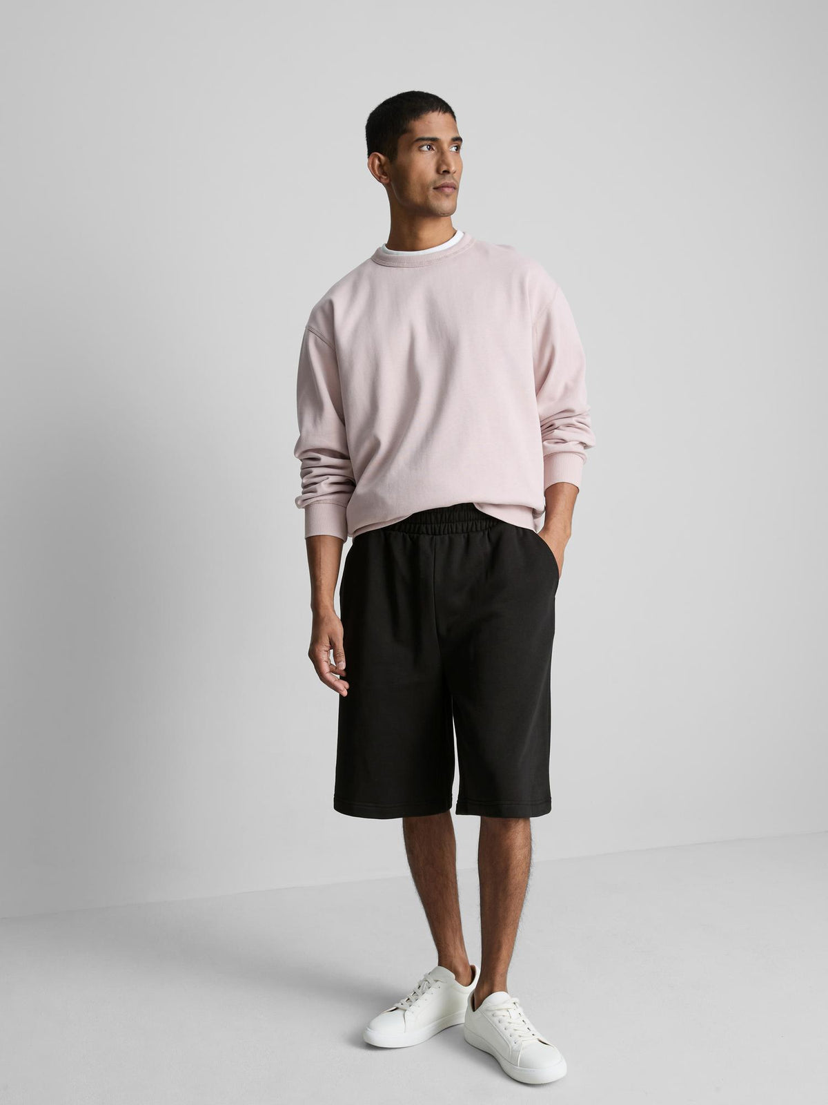 Jersey Sweat Shorts - Black