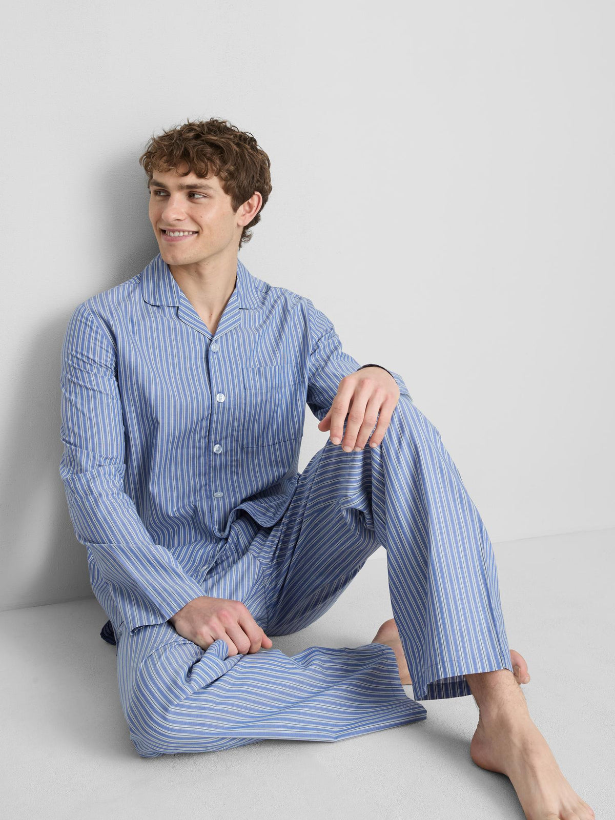 Stripe Pyjama Set - Blue