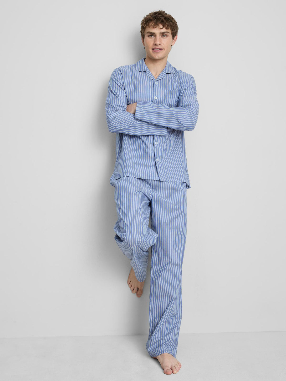 Stripe Pyjama Set - Blue