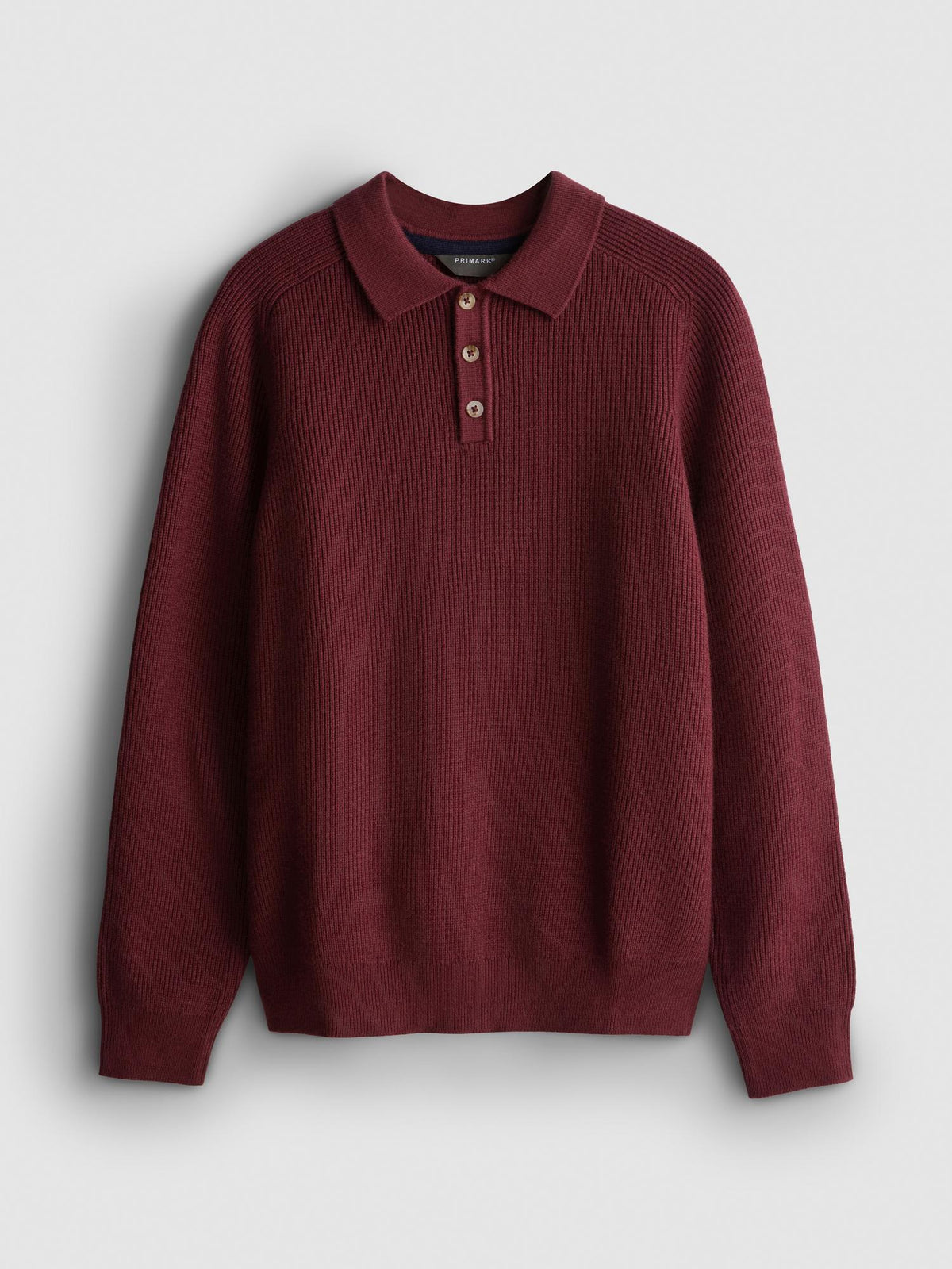 7-15yrs | Polo Jumper - Burgundy