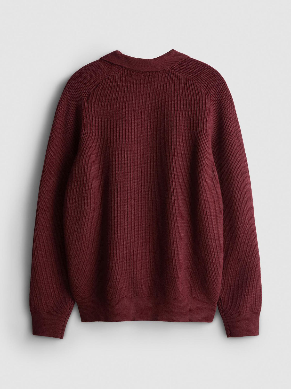 7-15yrs | Polo Jumper - Burgundy