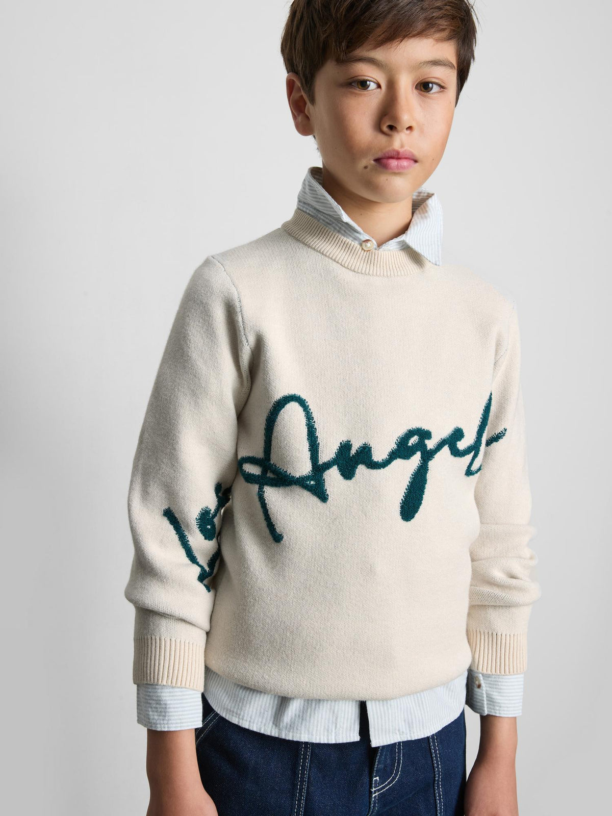 7-15yrs | Los Angeles Jumper - Ecru