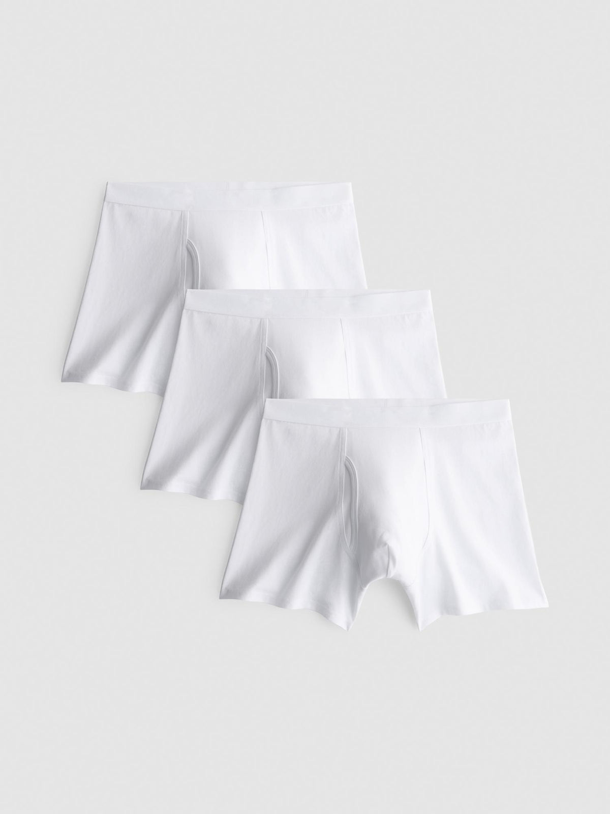 3pk Essential Trunks - White