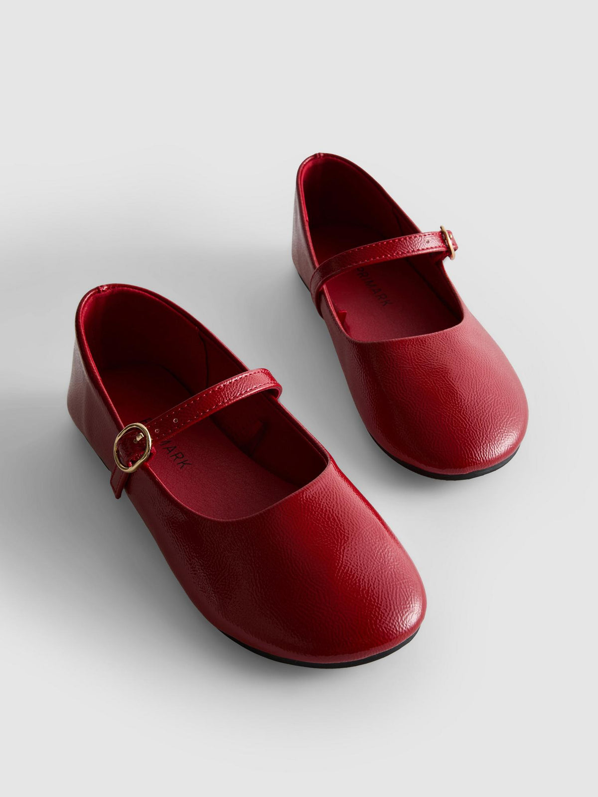 Patent Ballet Pumps - Red