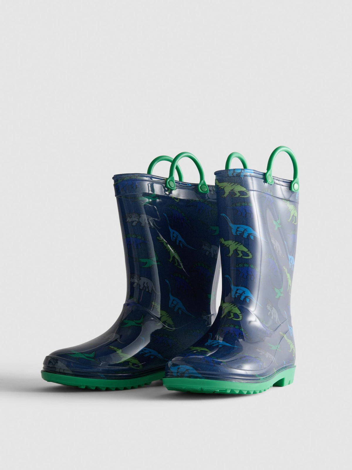 Dinosaur Graphic Wellies - Navy