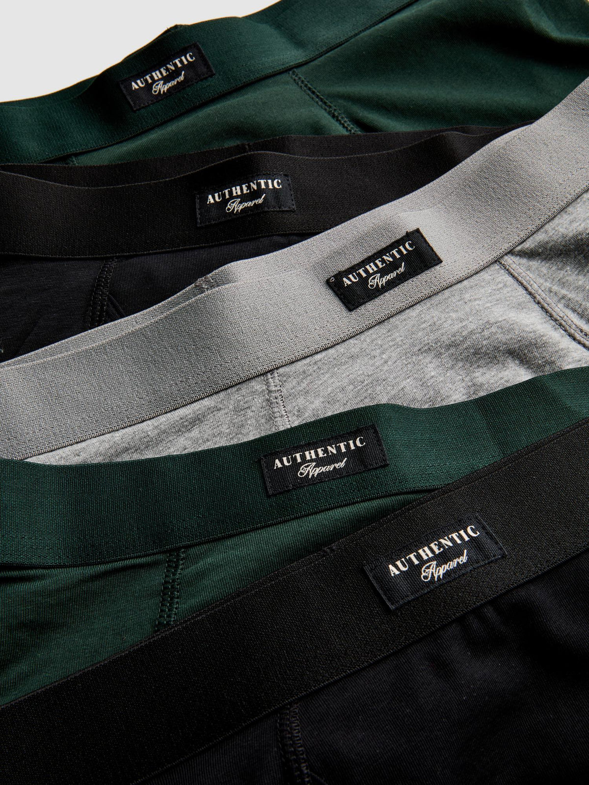 5pk Stretch Trunks - Green
