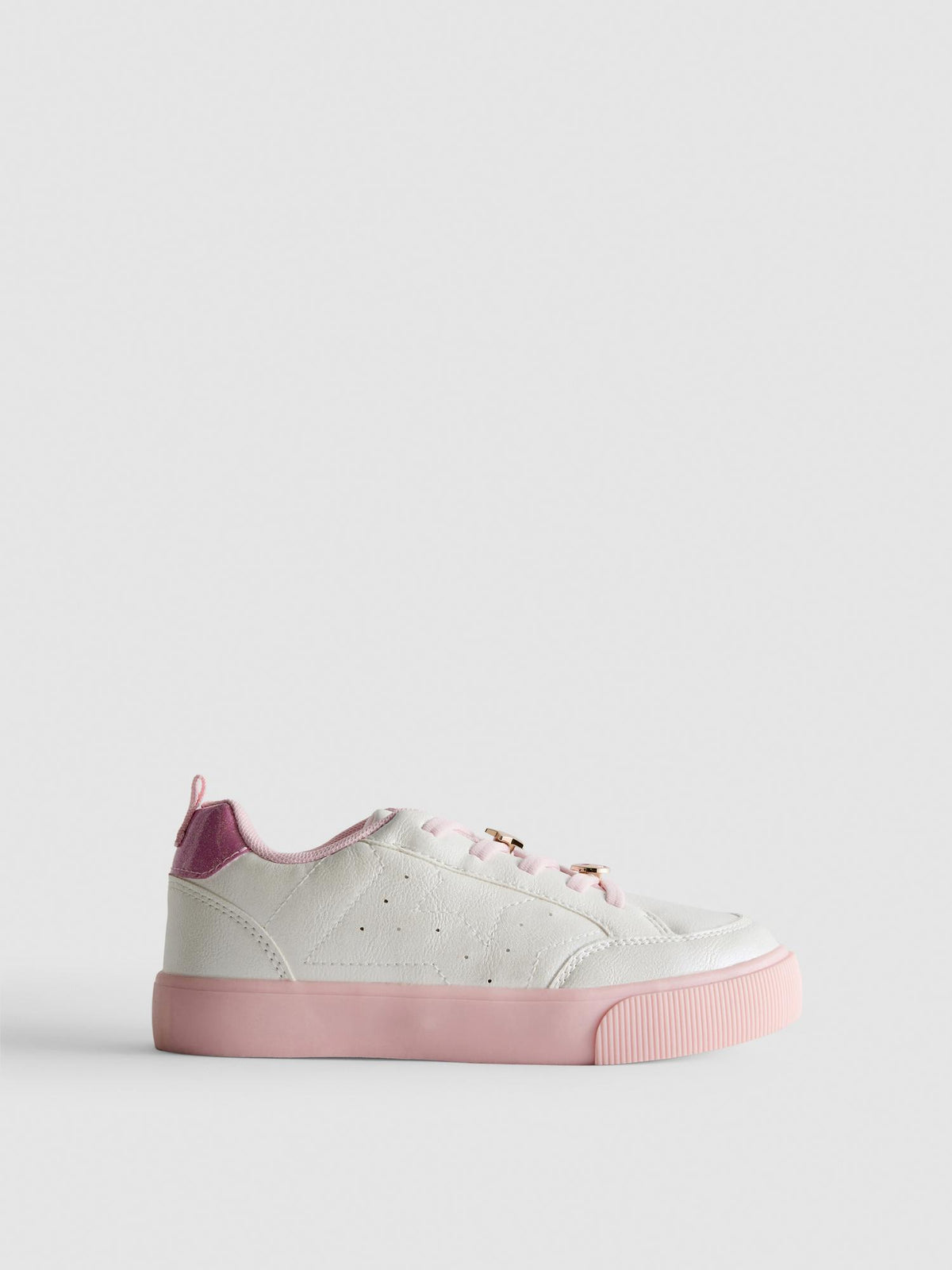 Light Up Low Top Trainers - White