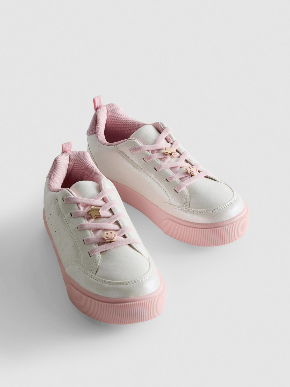 Light Up Low Top Trainers - White