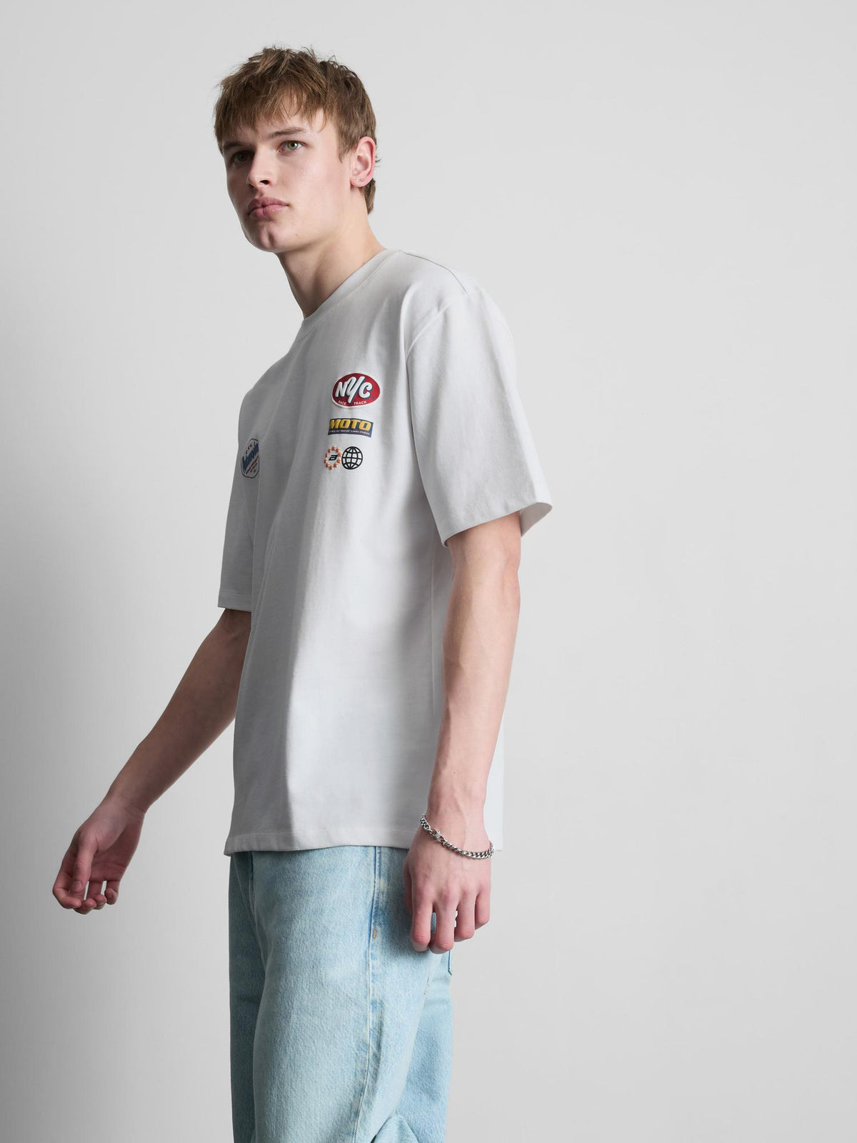 Motorsport Graphic T-Shirt - White