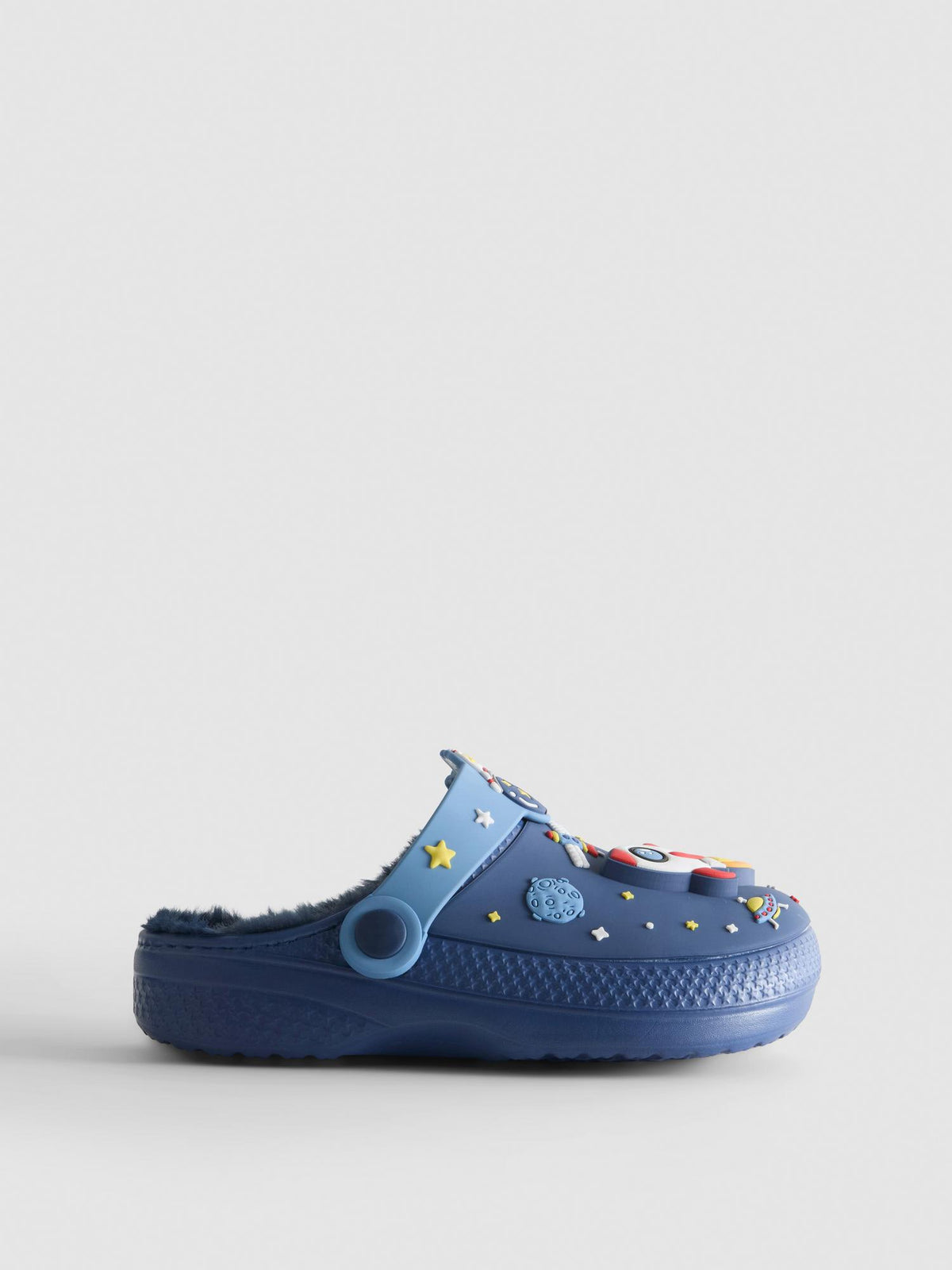 Space Charm Lined Clogs - Navy