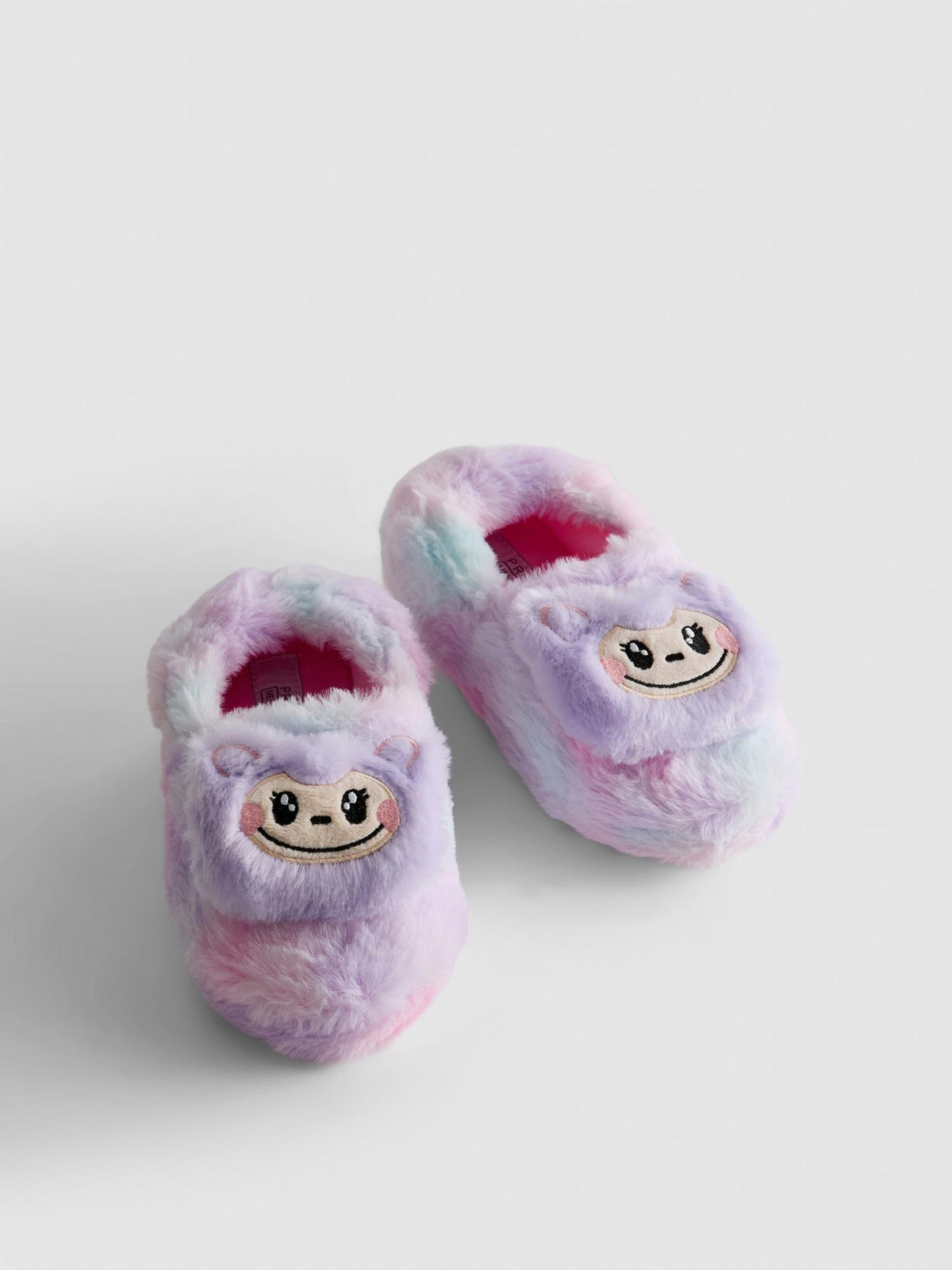 Fluffy Cupsole Slippers - Multi
