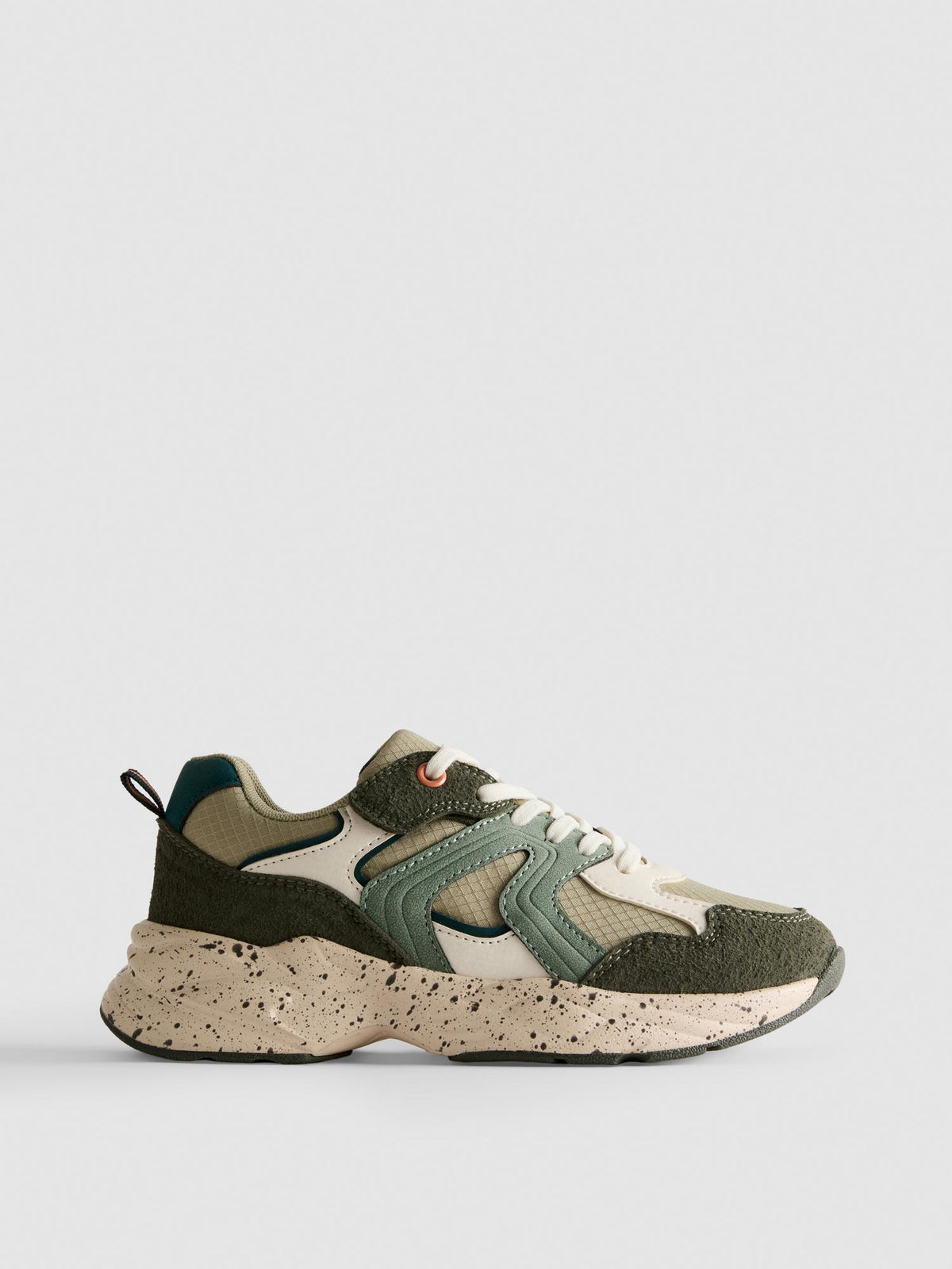 Chunky Low-Top Trainers - Khaki