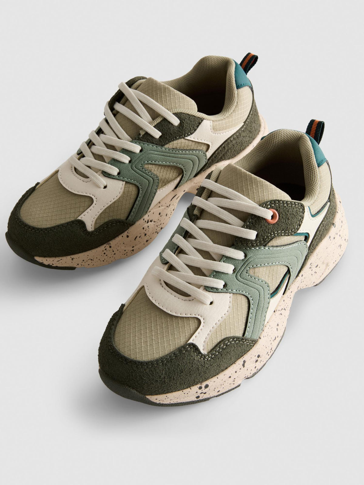 Chunky Low-Top Trainers - Khaki