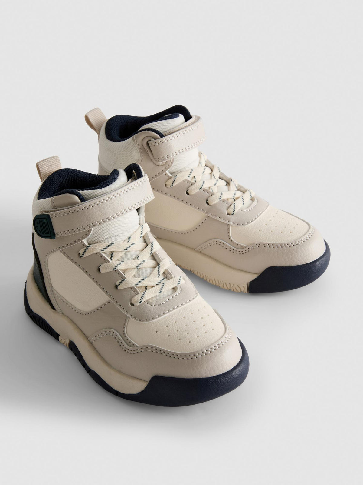 High-Top Trainers - Cream
