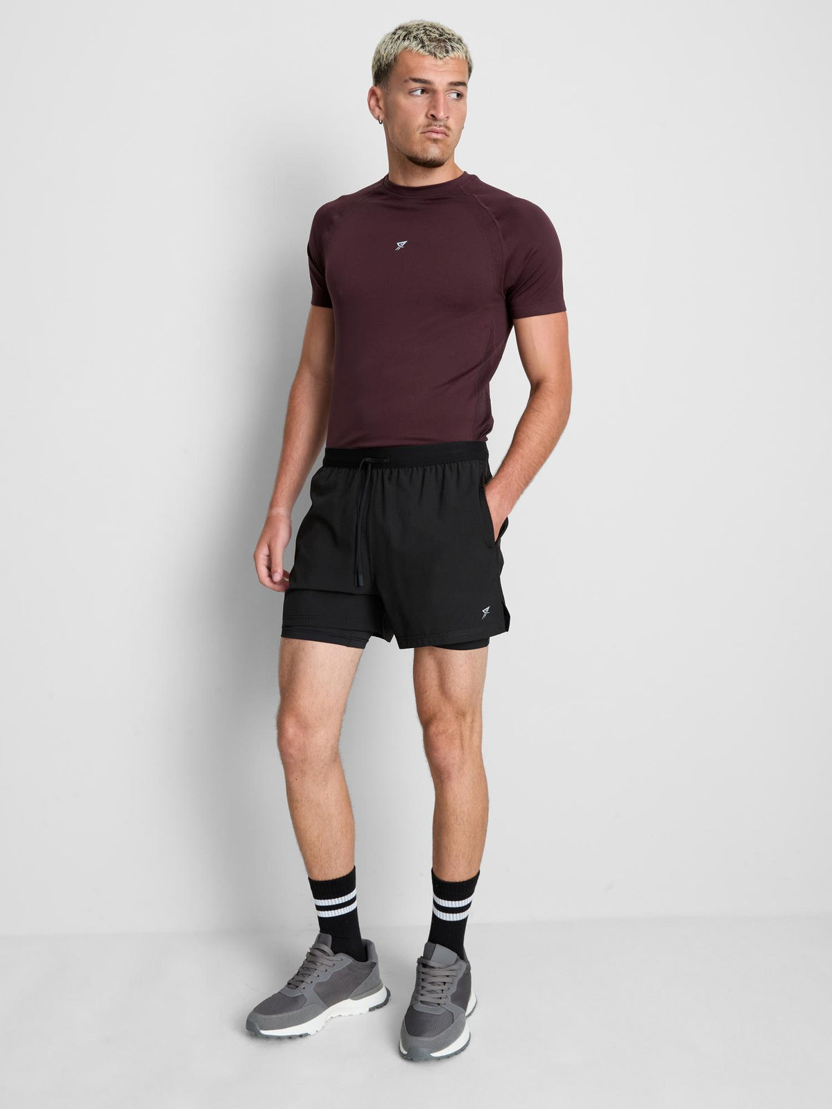 Primark Form | Active 2-in-1 Gym Shorts - Black