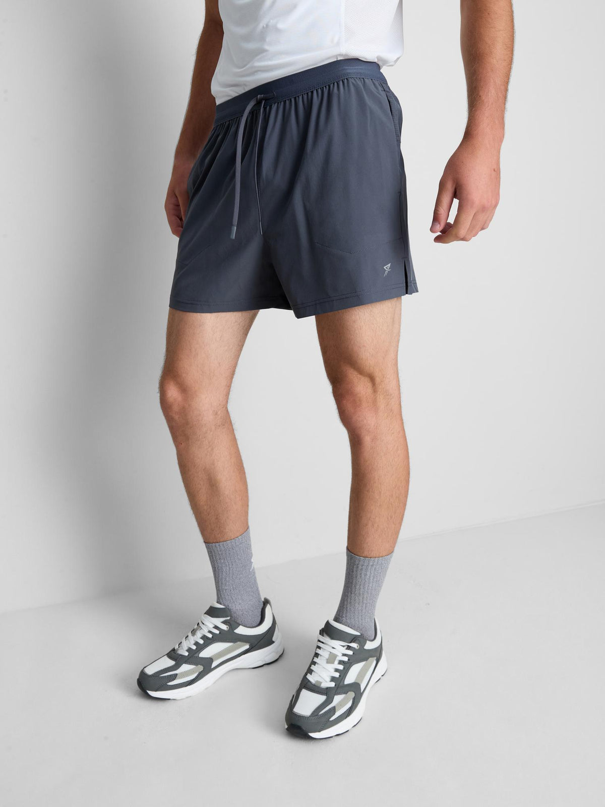 Drawstring Gym Shorts - Blue