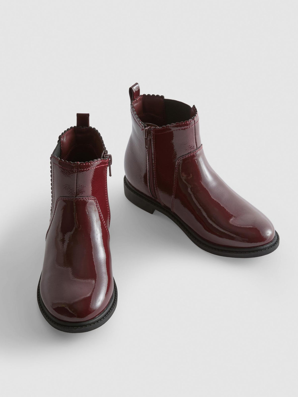 Chelsea Ankle Boots - Burgundy