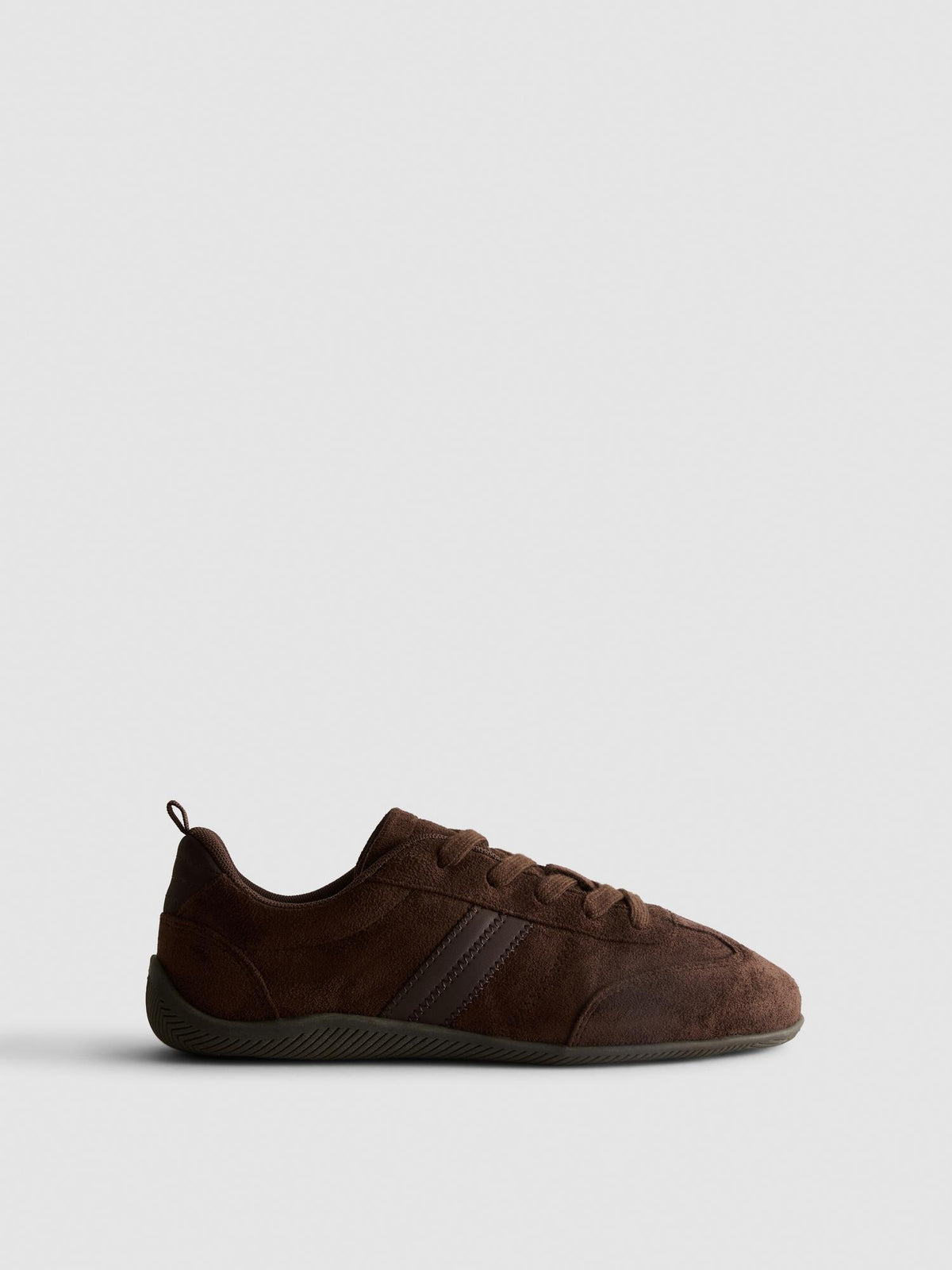 Low-Top Trainers - Dark Brown