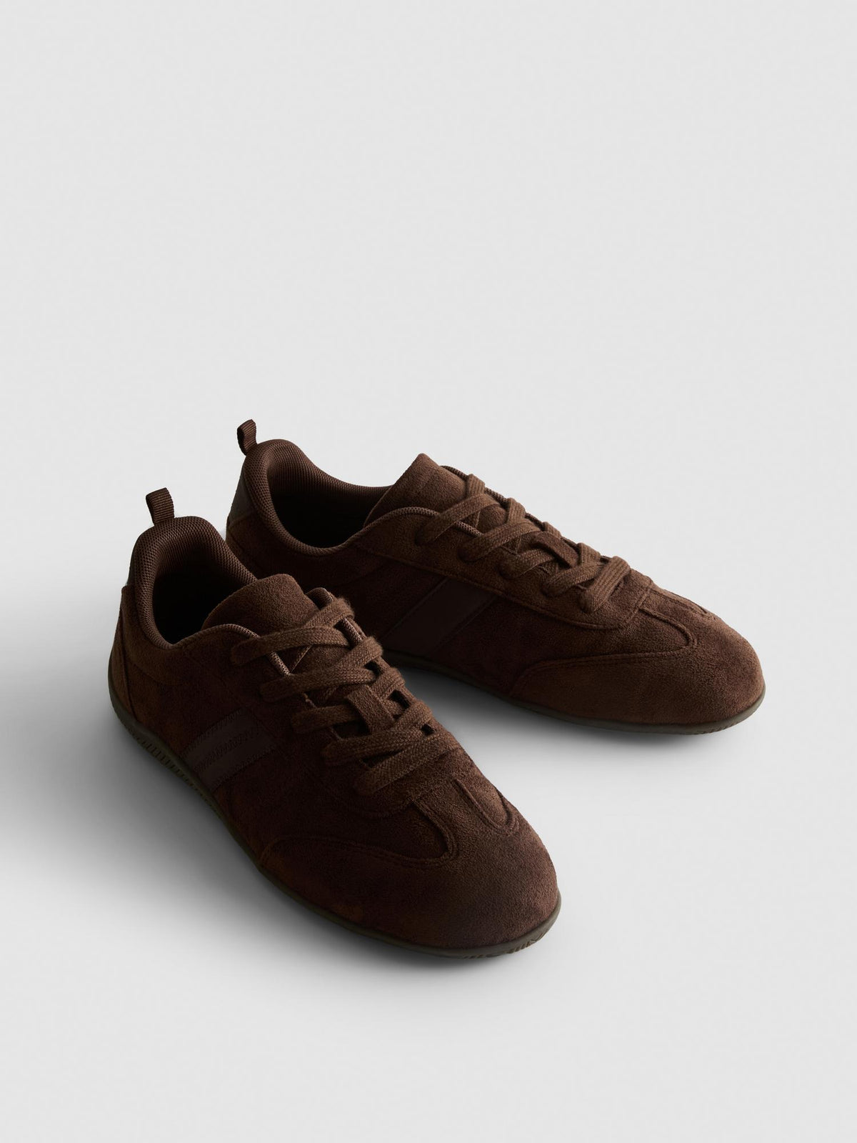 Low-Top Trainers - Dark Brown