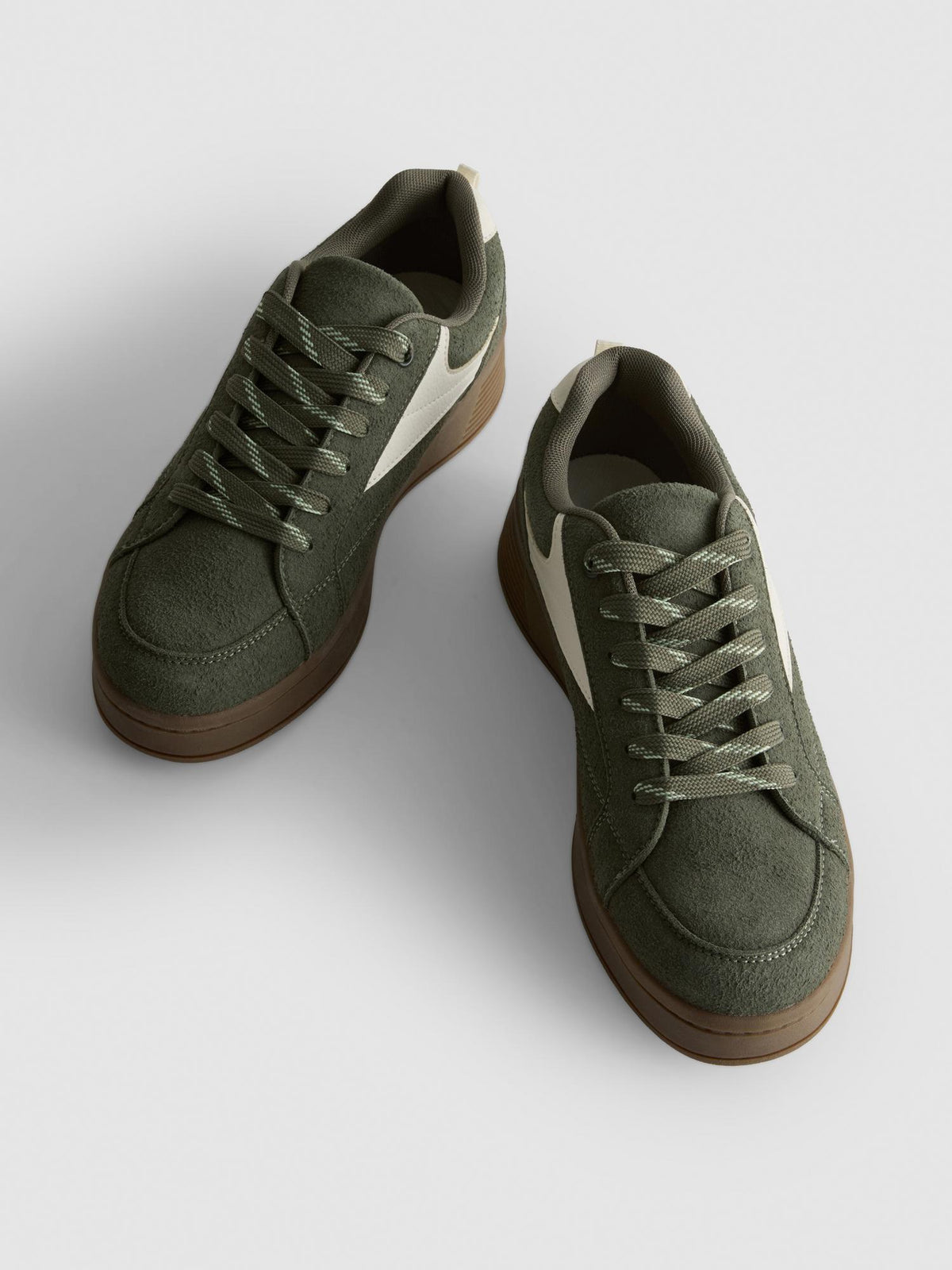 Gum Sole Low-Top Trainers - Khaki