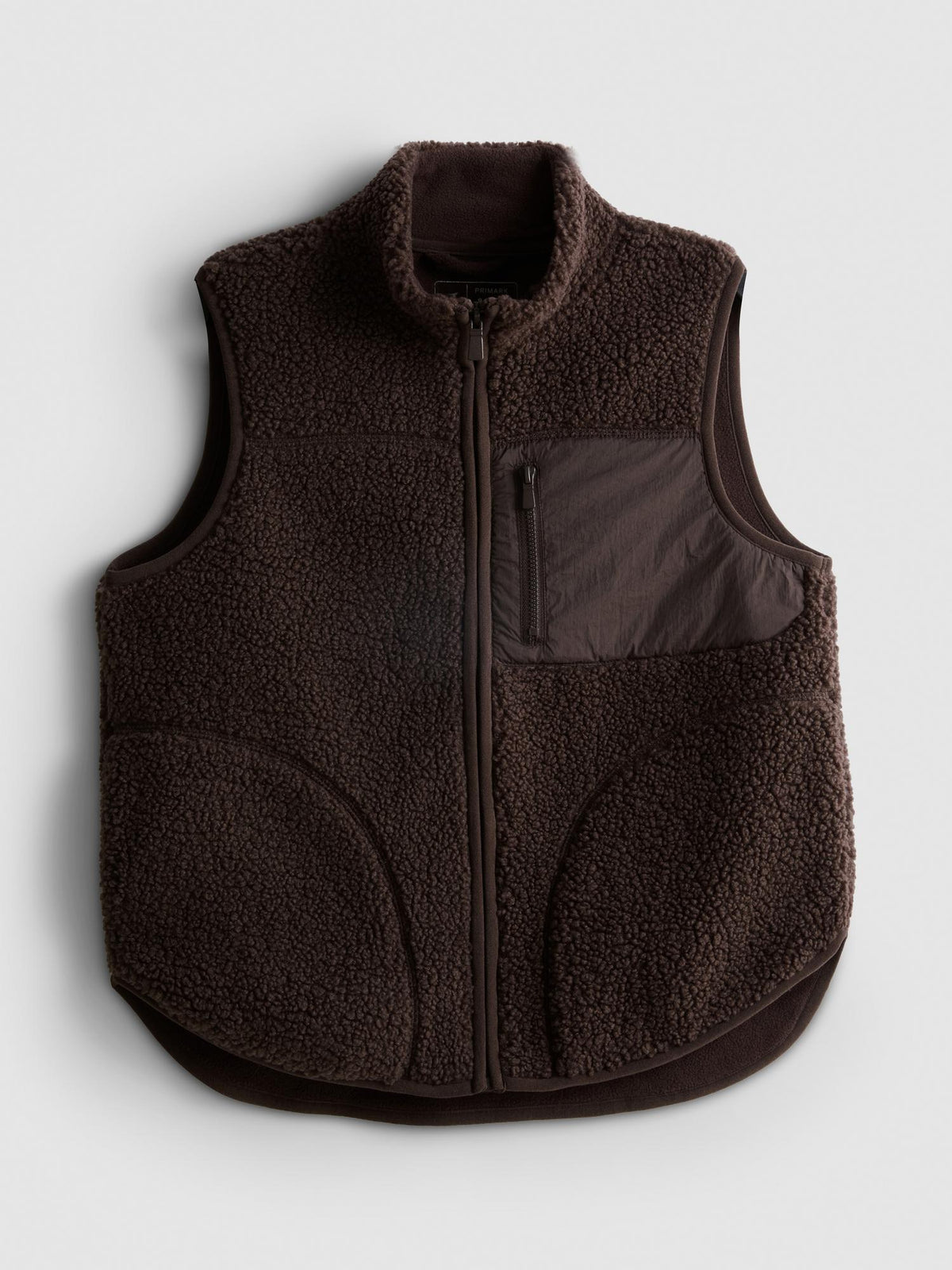 7-15yrs | Primark Form Borg Gilet - Brown