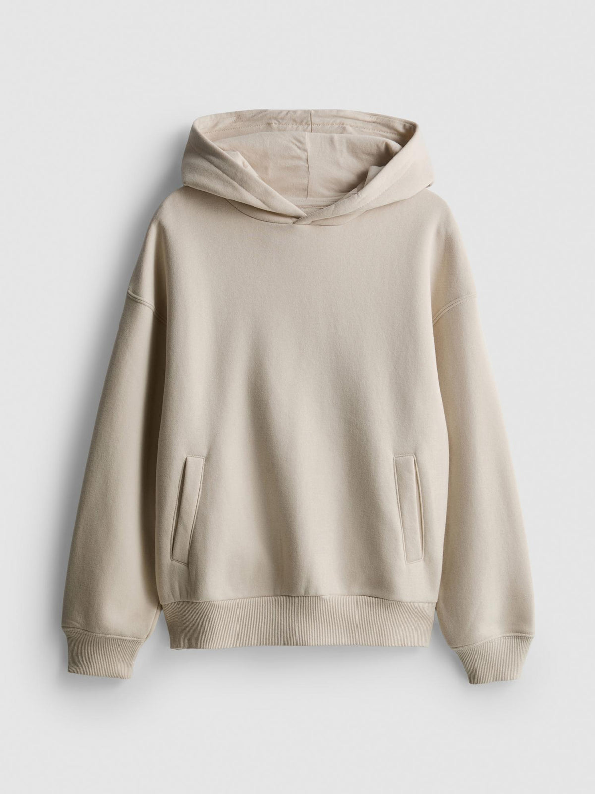 7-15yrs | Cotton Rich Hoodie - Ecru