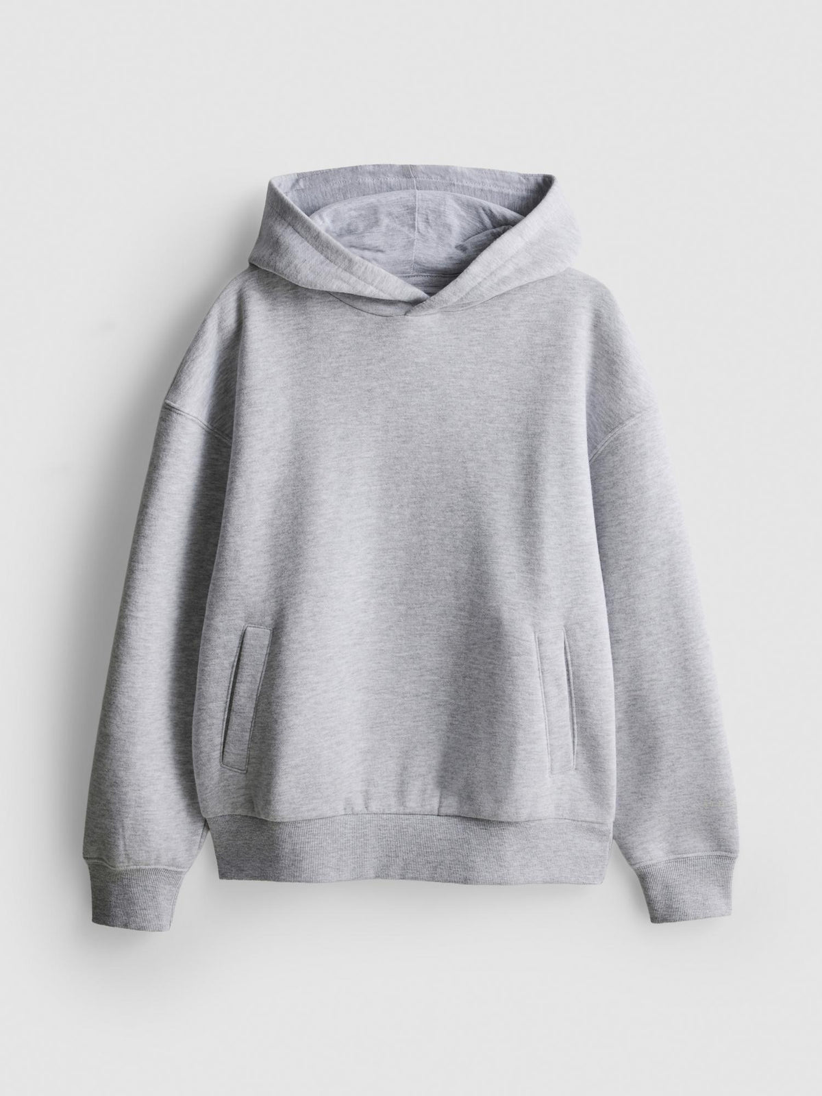 7-15yrs | Cotton Rich Hoodie - Grey Marl