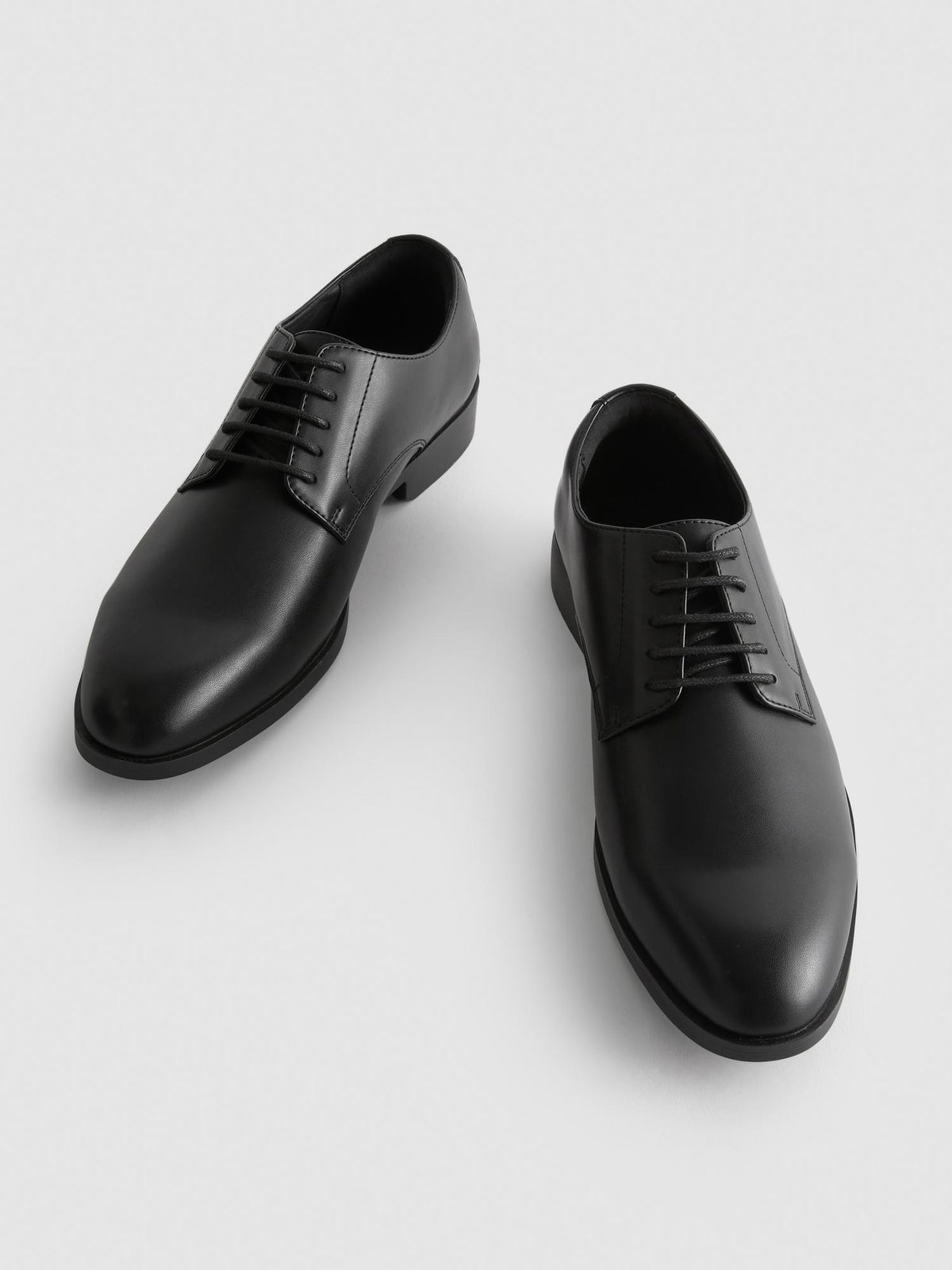 Lace-Up Formal Shoes - Black