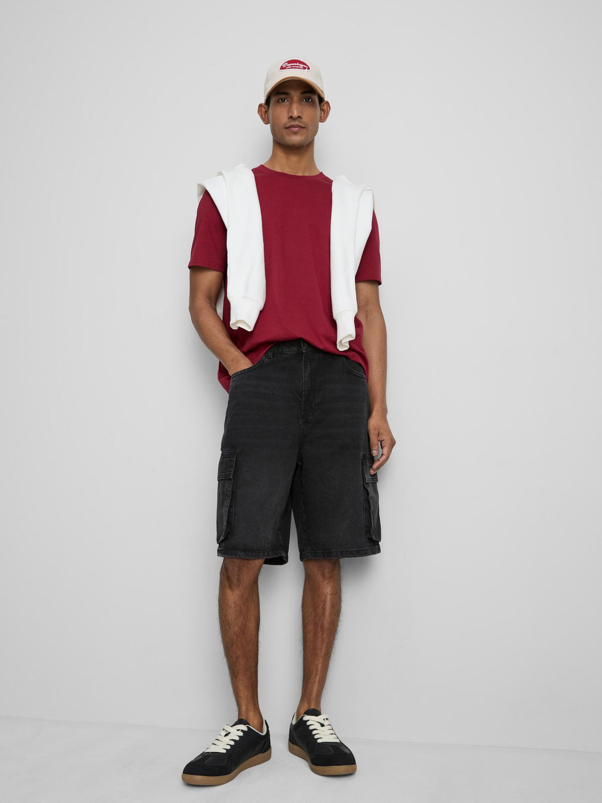 Pure Cotton Regular Fit T-Shirt - Red