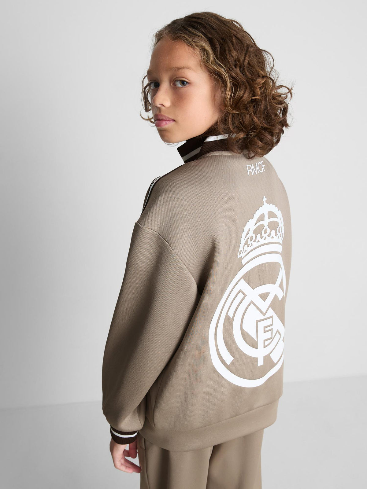 7-15yrs | Real Madrid CF Sweatshirt - Stone