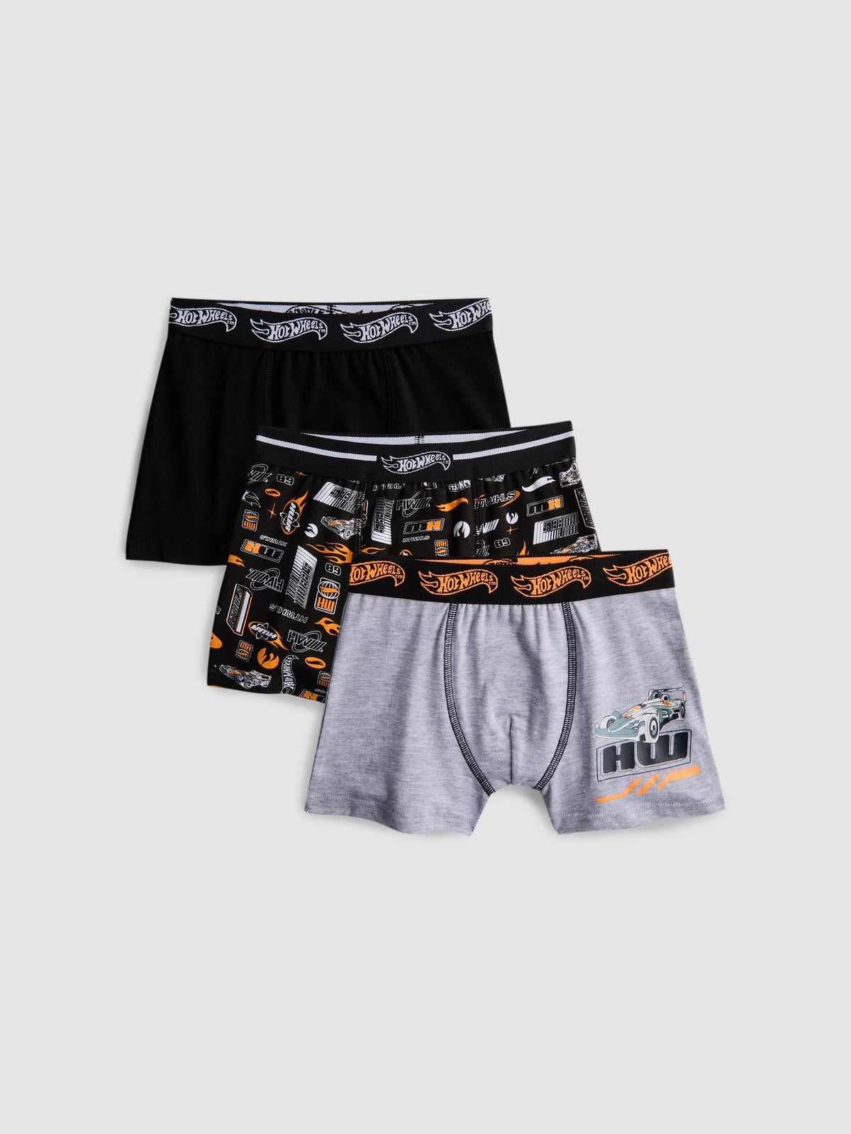 4-15yrs | 3pk Hot Wheels Trunks - Multi