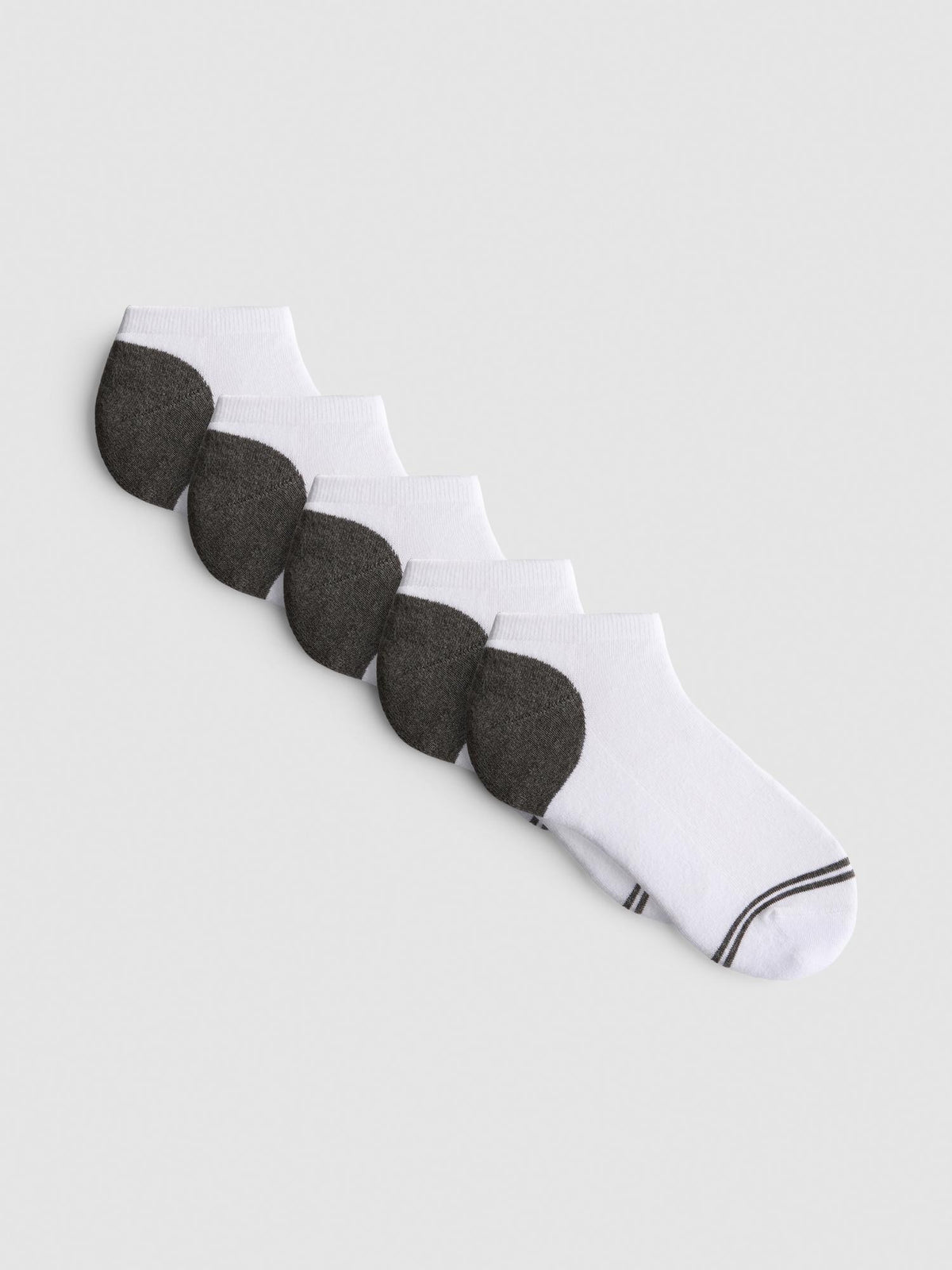 5pk Trainer Socks - White