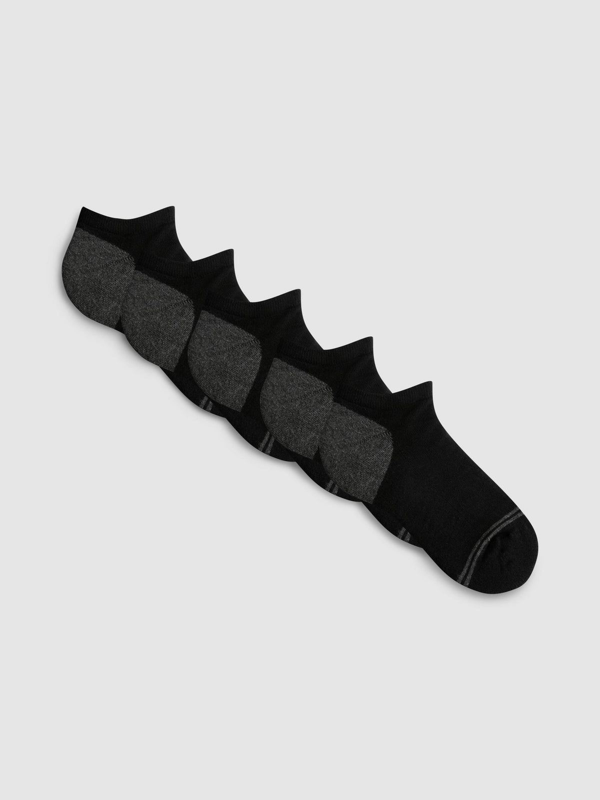 5pk Trainer Socks - Black