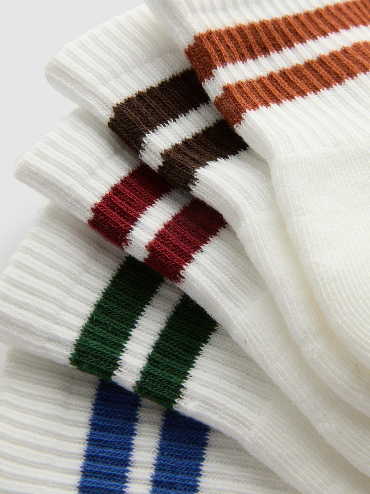 5pk Stripe Sports Socks - Multi