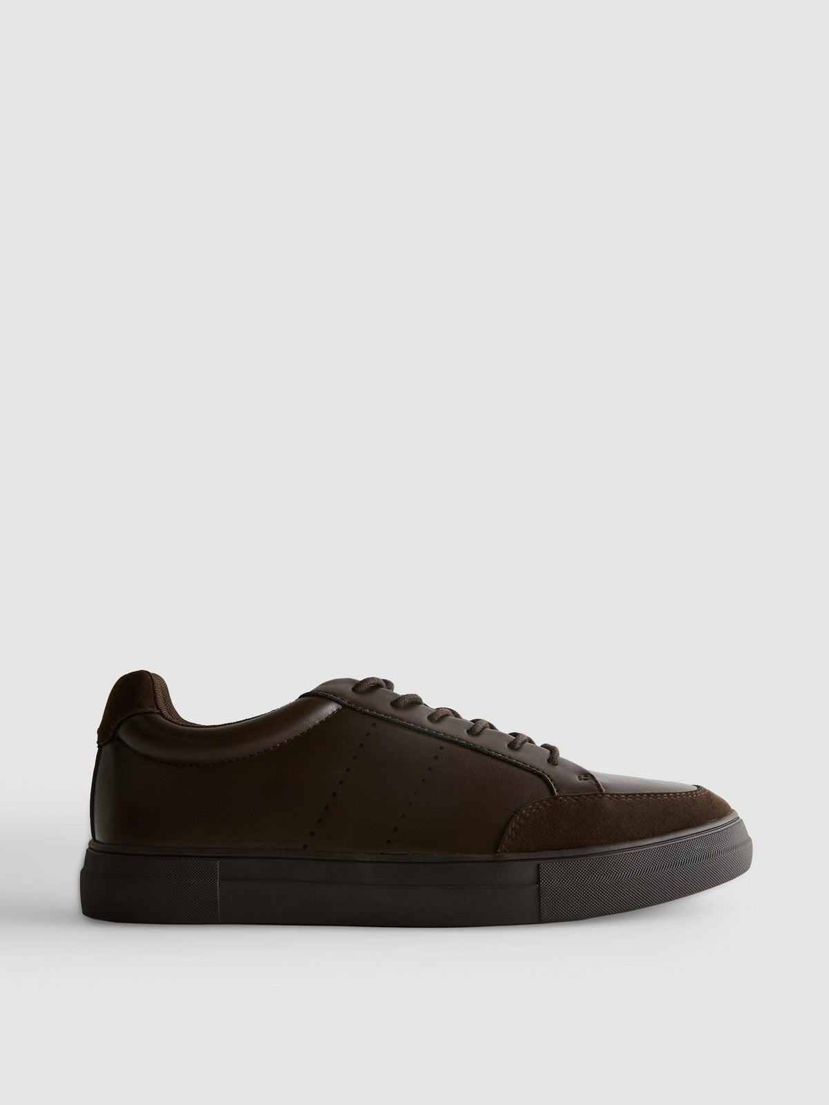 Lace-Up Trainers - Brown