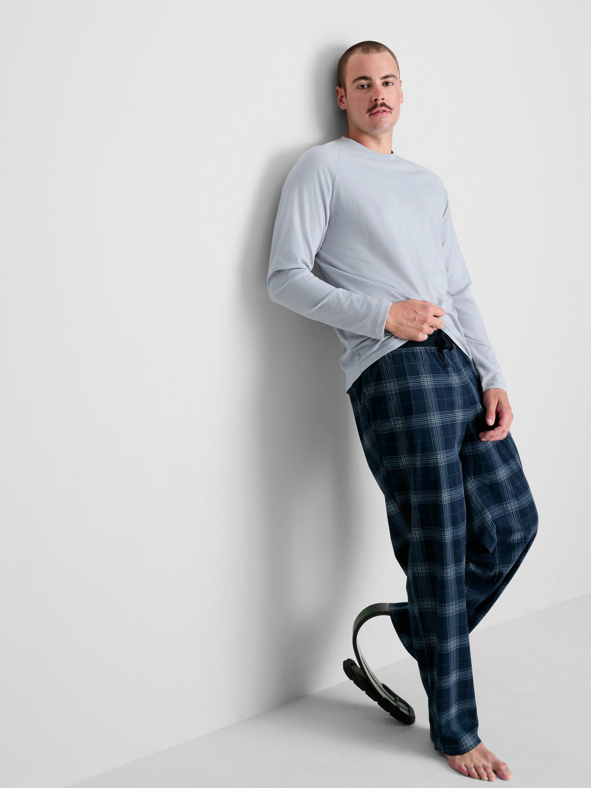 Check Long Pyjamas - Blue