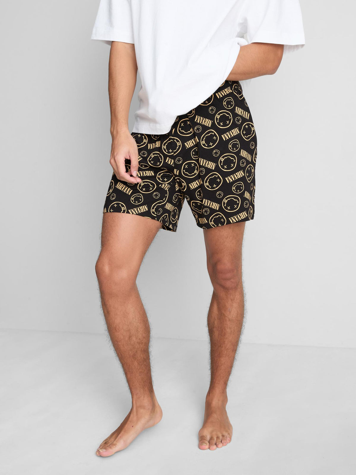 Nirvana Pure Cotton Pyjama Shorts - Black