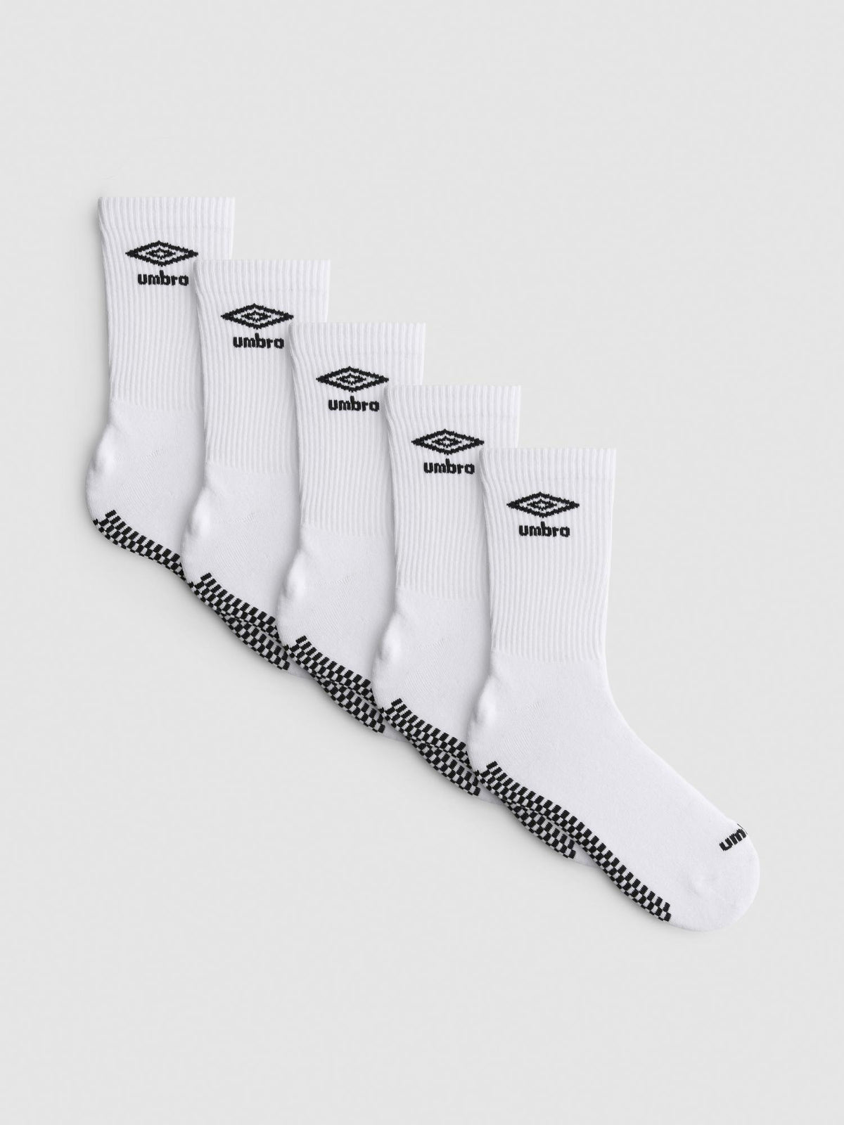 5pk Umbro Sport Socks - White