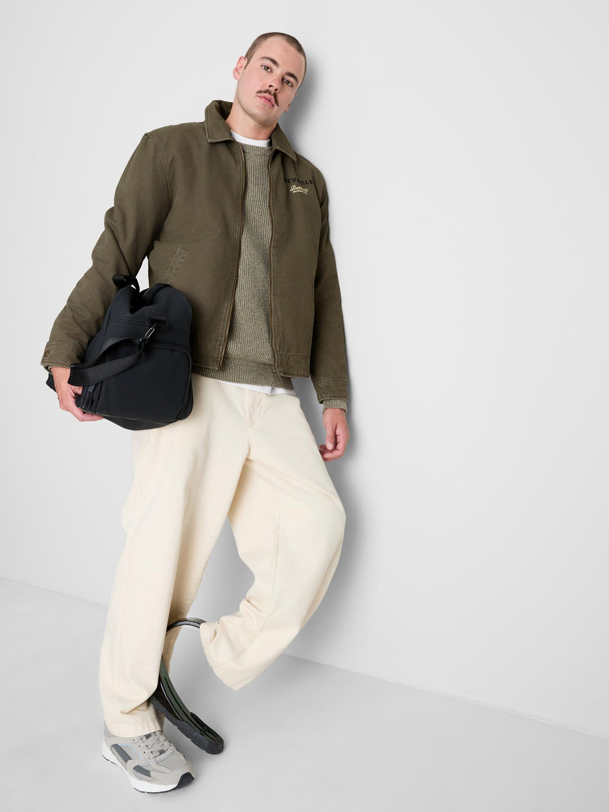 Chevrolet Pure Cotton Zip Jacket - Khaki