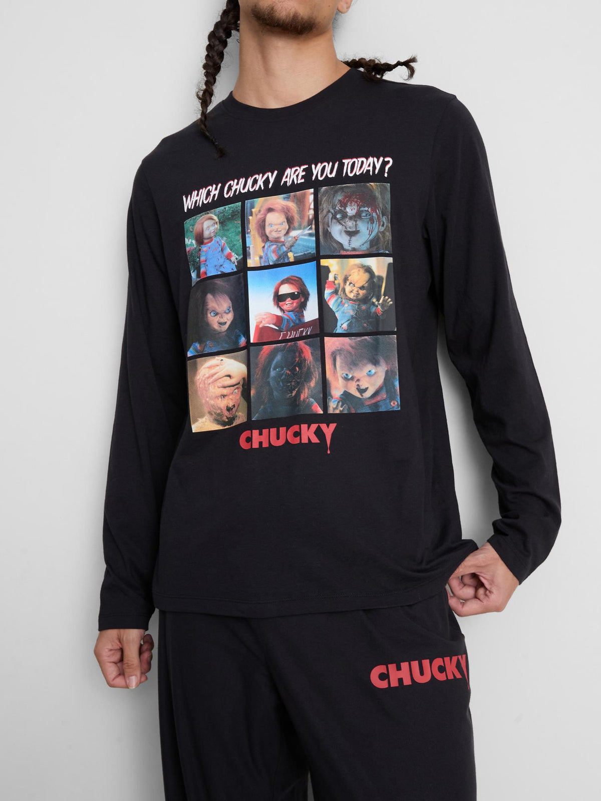 Chucky Graphic Pyjamas - Black