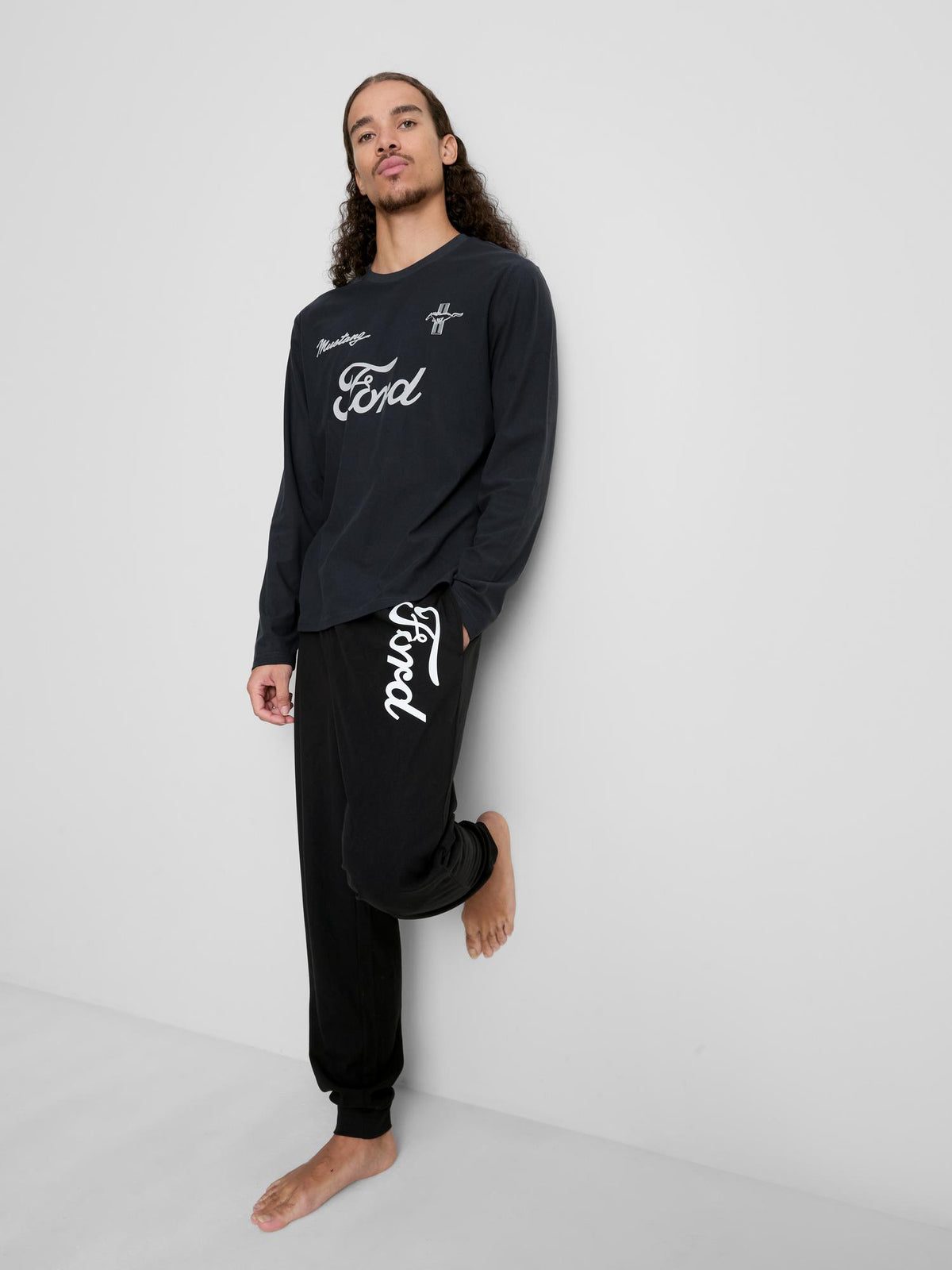 Ford Mustang Graphic Pyjamas - Blue