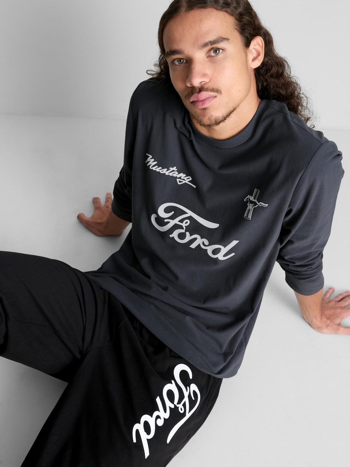 Ford Mustang Graphic Pyjamas - Blue