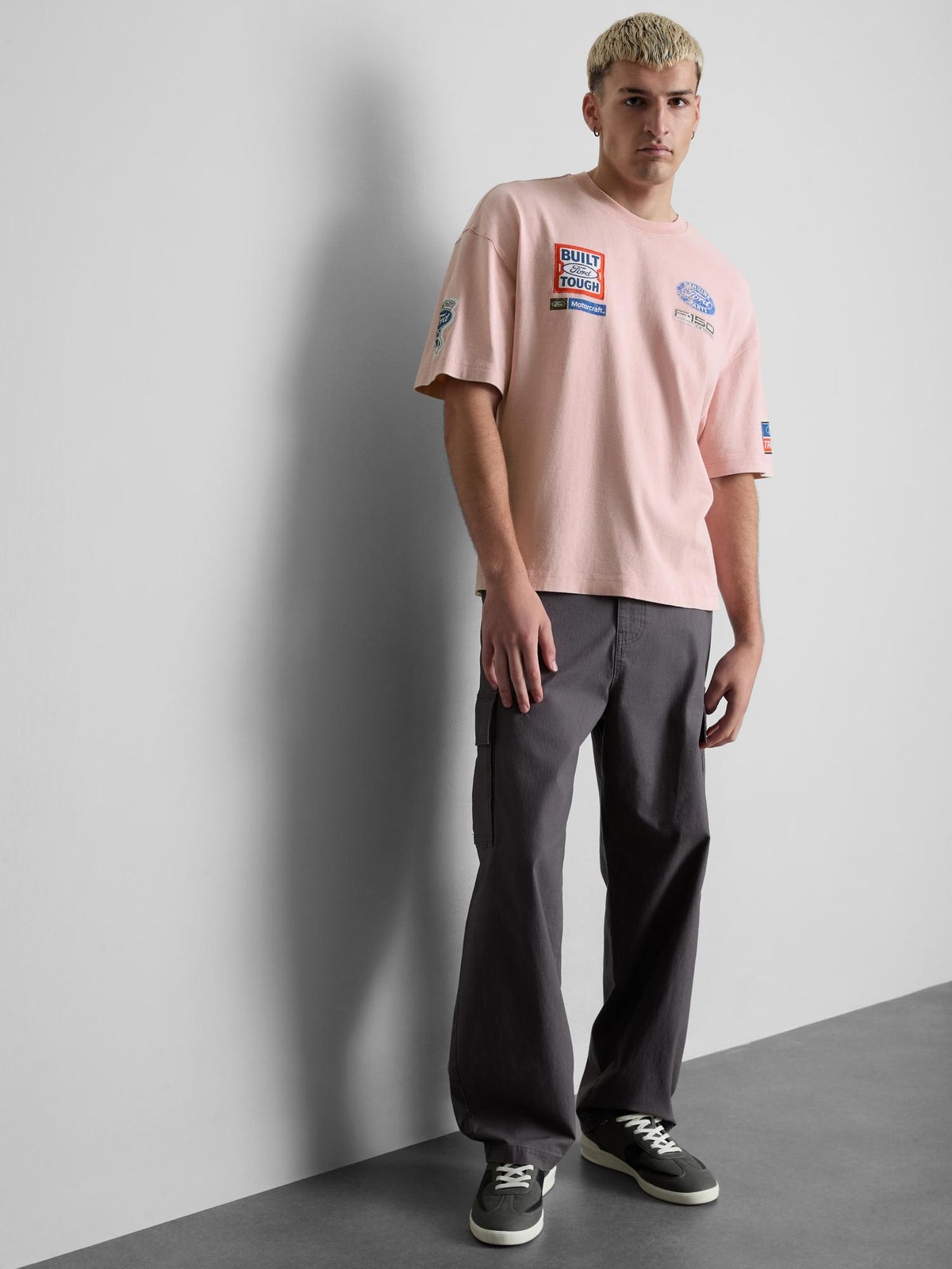 Ford Pure Cotton Badge T-Shirt - Pink