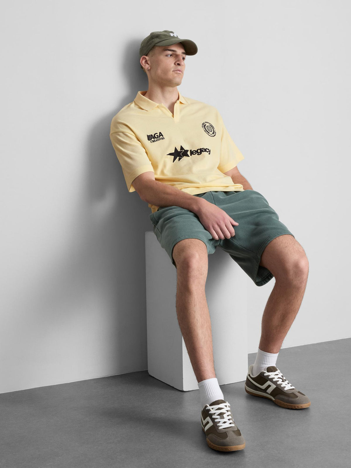 Legacy Graphic Polo Shirt - Yellow