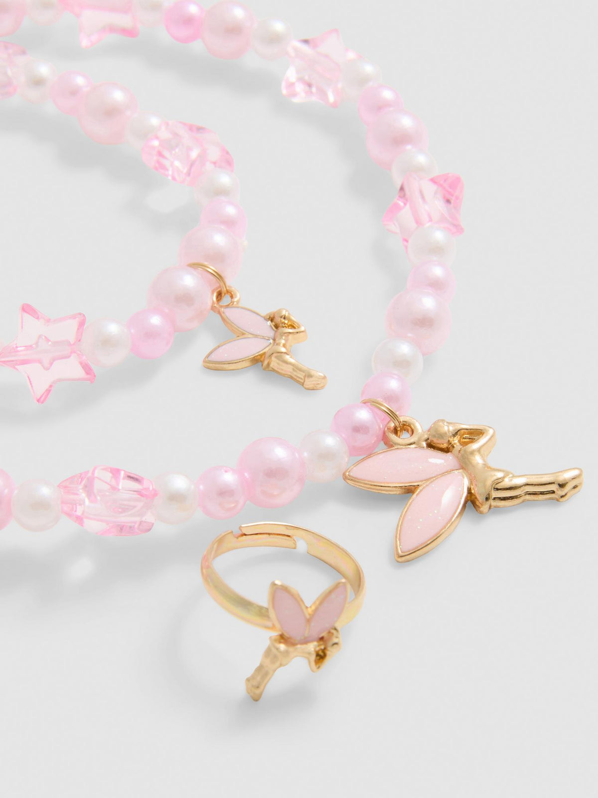 3pk Fairy Jewellery Set - Pink
