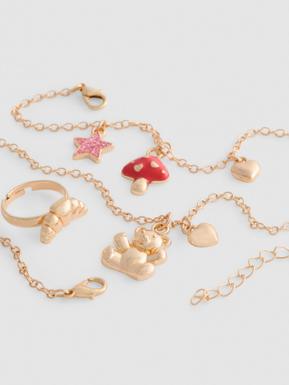 3pk Charm Jewellery Set - Multi