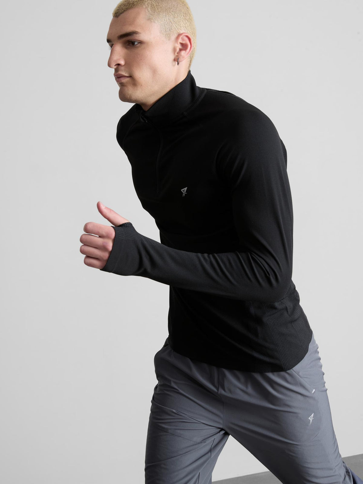 Primark Form | Quarter Zip Gym Top - Black