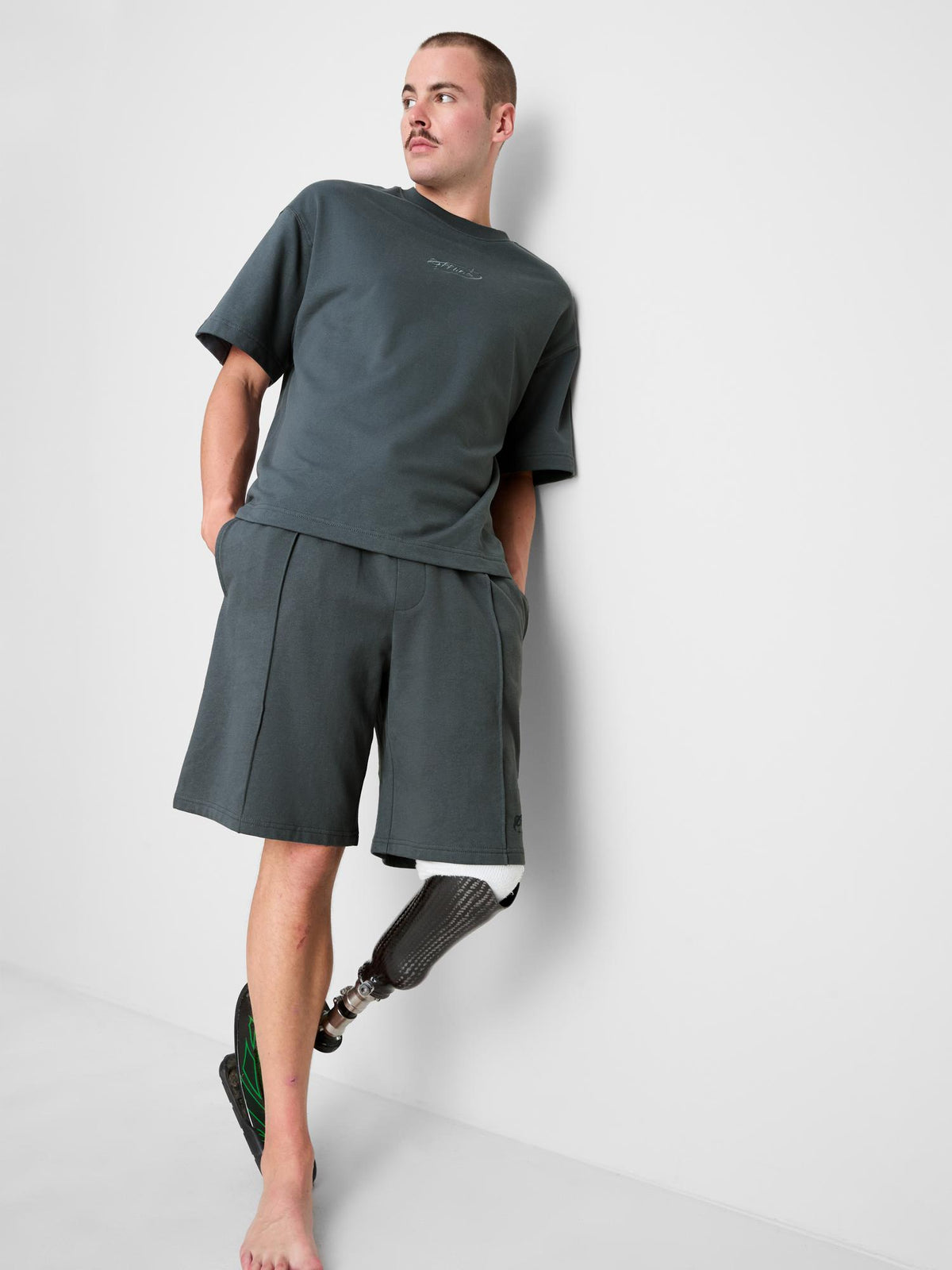 Pure Cotton Pyjama Shorts - Blue