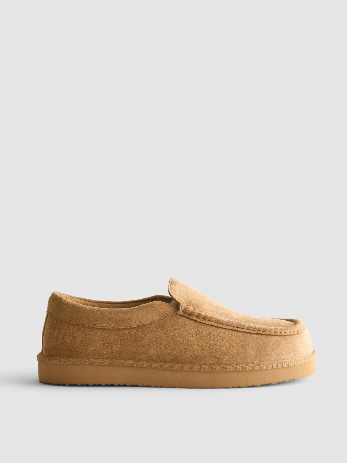 Apron Mule Slippers - Tan